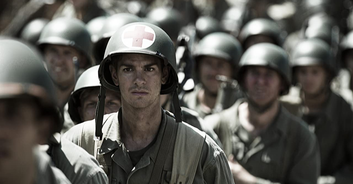 Andrew Garfield in Hacksaw Ridge