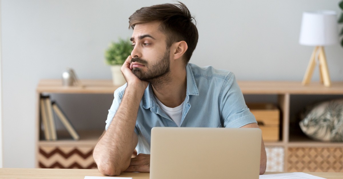 A bored guy; what is the sin of sloth?